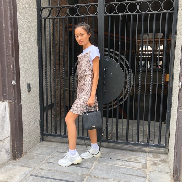 leopard betta vanore mini dress